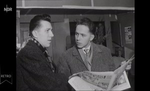 Berichte vom Tage: Ingrid Andree und Hanns Lothar fliegen nach Hongkong (stumm)