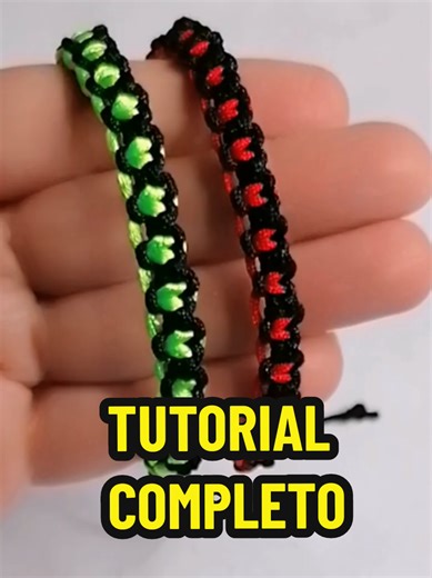 Tutorial Completo para Tejer Pulsera de Corazón