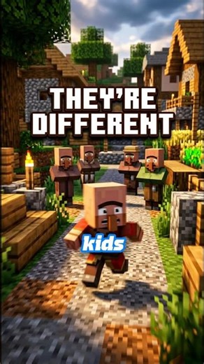 Why Baby Villagers Act So Weird #minecraft