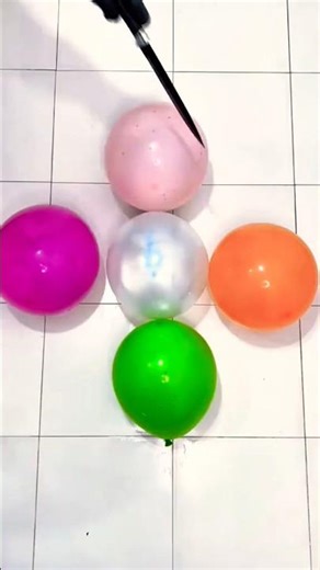 Beautiful Water Color Mixing With Orbeez Popping Balloon - TinTu #satisfying #balloon #orbeez