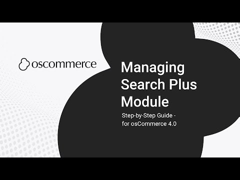 osCommerce Search Plus Module – Optimize Search & Track Statistics