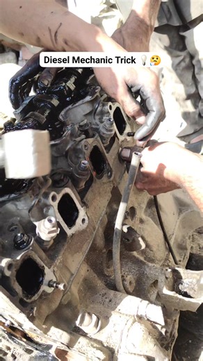 13K views · 79 reactions | Ever tried opening a stuck diesel injector nut?  Here’s a simple mechanic trick that actually works!  کبھی ڈیزل انجیکٹر کا نٹ کھولنے میں مشکل ہوئی؟  یہ مکینک کا زبردست ٹرک آزما کر دیکھیں!  #MechanicTrick #DieselEngine #InjectorNut #FuelInjector #MechanicLife #CarRepair #DieselMechanic #AutoTips #WorkshopLife #CarMaintenance | Car Tips Tv | Facebook