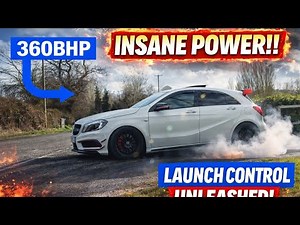 This is how you do launch control in a 360BHP A45 AMG!!