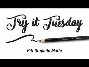 Try It Tuesday | How to Use Pitt Graphite Matte Pencils | Faber-Castell