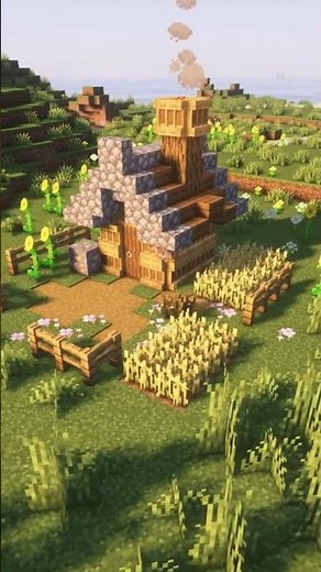 Minecraft BEST STARTER HOUSE FOR SURVIVAL #minecraft #shorts