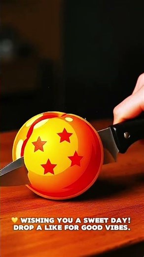 Cutting a Dragon Ball… ASMR Surreal & Satisfying 🔮✨ #asmr #dragonball #relaxing