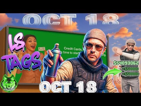 GTA Online LS Tags Location Today October 18 | I Found ALL 5 LS Tags in GTA Online Today!