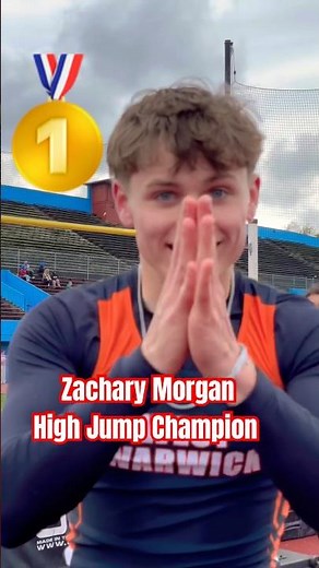 RIIL Boys Track And Field High Jump Champion Zachary Morgan