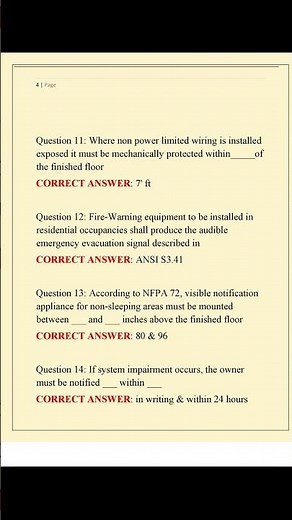 NICET LEVEL 1 EXAM QUESTIONS AND ANSWERS