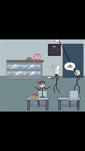 99% IQ Customer vs Piece of Cake 🍰 Stickman Theft Puzzle |Bakery Shop Brain Challenge!#shorts#puzzle