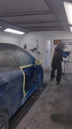 Ford replaced wing blend door blend wing #mipapaints #spraypainting #sata #anestiwata #cars # | Thamesdown Coachworks LTD