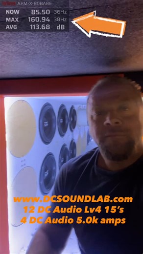 Official DC Audio Page on Instagram: "12 DC Audio Level 4 15 inch Subwoofers on about 1600 watts each of DC Audio power. 2 Mechman Alternators and a bib Vibration Audio Cmax battery. Rear chamber of the 6th order is tuned to 22Hz #dcaudio #dcsoundlab #vibrationaudio #mechman #gmc_denali #bandpass #6thorder #rustyflowers #beatbox2.0"