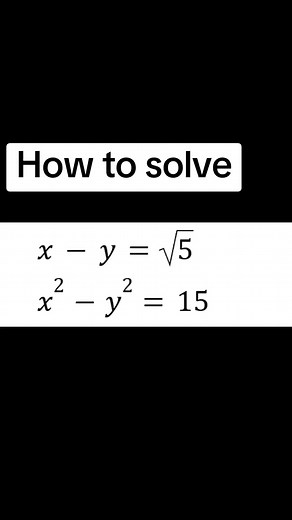 Showing how to solve the simultaneous equation. #algebra #math #simultaneousequations #maths #mathematics | Mathematics Sensei | Facebook