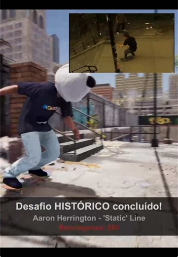 Aaron Herrington's Historic 'Static' Line Skate Challenge