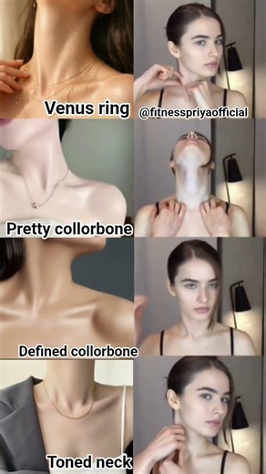 🔥Venus Ring Face Yoga 💫 | Get a Defined Collarbone & Toned Neck in 7 Days 😍
