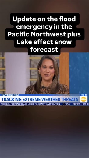 ginger_zee on Instagram: "We have @trevor.ault in Washington. We’re up to a foot of rain has fallen just this week and major flooding is happening. I update the forecast here as well as a look at lake affect snow today."