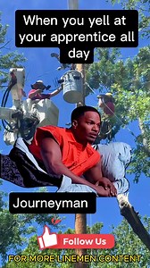 Apprentice problems 🤣 Credits TT lbaker83 #linemanproblems #linemanissues #linemanfunny #linemanlife #linemanhumor #bluecollarcomedy #dirtyhandscleanmoney #linemanmemes #linecrate #lineman | LineCrate