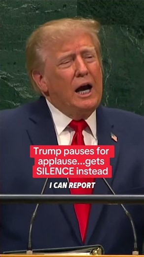 Trump pauses for applause at UN...gets SILENCE instead