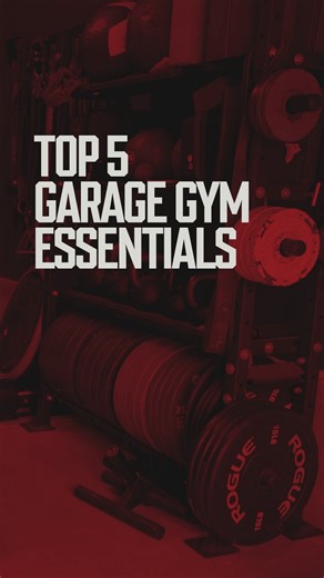 TrainFTW on Instagram: "Top 5 garage gym essentials 👇 We’re on our 5th garage gym iteration and this is the setup we come back to over and over. Simple. Functional. No wasted space. If you’re building a garage gym or refining one, start here. Send this to someone who overthinks their setup. If you could only keep one thing in your garage gym, what is it?"