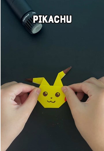 Origami Pikachu Tutorial How To Make Fold Step by Step Christmas Decor Idea for Kids Girlfriend Boyfriend #pikachu #origami #papercraft #origamitutorial #paperfolding