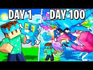 I Spent 100 DAYS In Minecraft COBBLEMON! (Pokémon Mod)