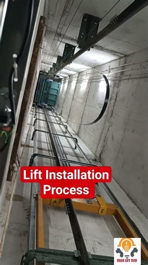 LIFT Installation process🛗 #lift#elevator