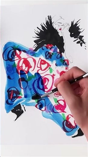 👗 Create a Fashion Illustration in W&N Ink with Scott Mason