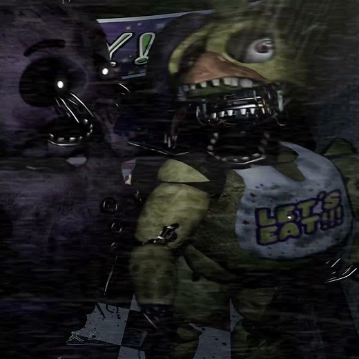 Purple Guy Vs Withered Chica FNaF 2 in Real Time Animated