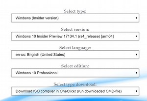 Windows 10 Download Sources Uup Aria