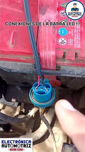 LED BAR CONNECTIONS!!! #automotiveelectronics #automobile