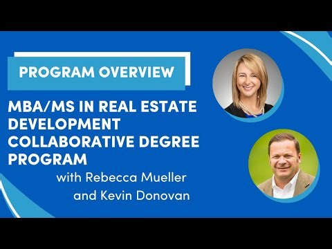 UB MBA/MS in Real Estate Development Program Overview (2024-2025)