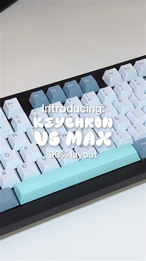 Keychron V5 Max: 96% Layout Keyboard for Productivity