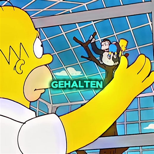 Bart vom Affen entführt.#simpsons