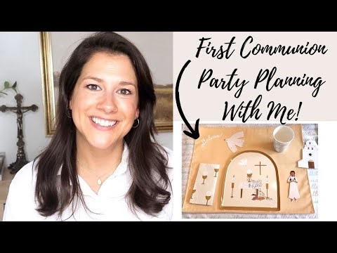 FIRST COMMUNION Plan With Me for ZACHARY'S Party!