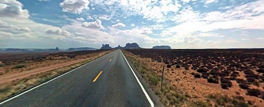 Scenic Byway 163 is where Forrest Gump stopped running