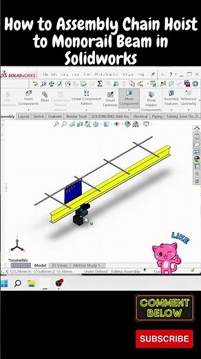 How to Assembly Chain Hoist in Solidworks
