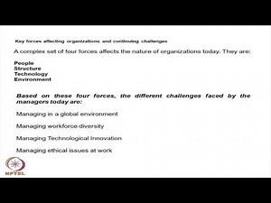 Mod-01 Lec-02 Effectiveness in Organizations