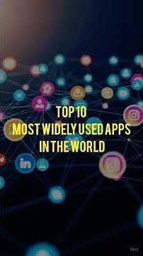 Top 10 Most Used Apps in the World 🌍📱 | 2025 Update #world #popular #apps