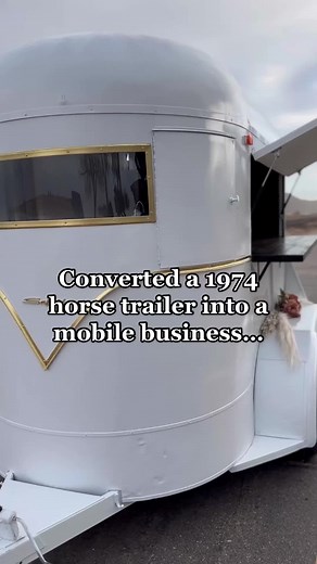 Mobile bar with full electric, fridge, functioning sink, tons of counter space, high ceilings, storage cabinets, brand new wheels. Fully converted horse trailer ready to roll. Perfect for a mobile bar, Mobile, coffee shop, any mobile business. sissy go get your shoes on. #mobilebar #horsetrailer #horsetrailerconversion #horsetrailerbar #mobilebusiness #mobilebartender