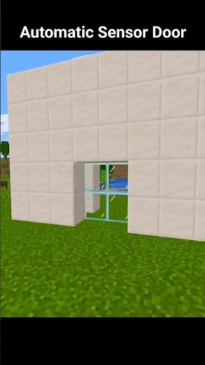Automatic Sculk Sensor Door 😳🚪 | Minecraft #mctutorial #shortsminecraft #minecraftbuilding