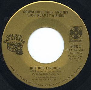 Commander Cody And His Lost Planet Airmen - Hot Rod Lincoln