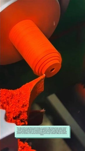 Precision CNC Turning Process | How Industrial Lathes Shape Components Perfectly #machine #cnc