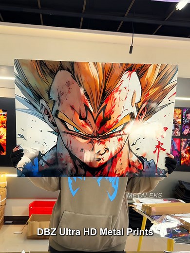 Stunning DBZ Ultra HD Metal Prints for Anime Fans
