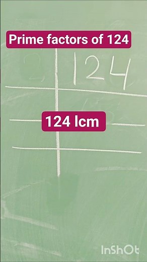 Prime factorization of 124 |lcm of 124 |124 ka lcm#lcmof124 #primefactorizationmethod #primefactors