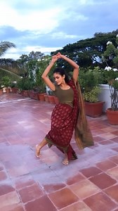 Dancing randomly on the terrace between classes .... been a while since I did that .... #lockdownlife #dancer #bharatanatyam #noreason #joy #indianclassical #roja #arrahman | Rukmini Vijayakumar