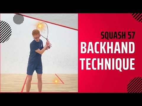 Mastering the Squash 57 Backhand Technique for Precision and Power!