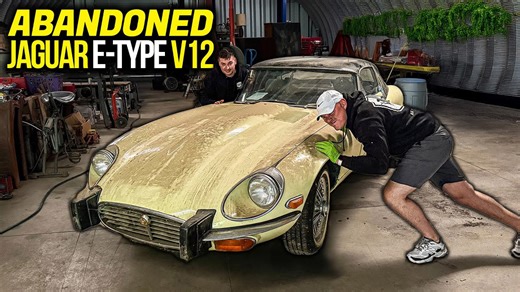 Detailing an abandoned Jaguar E-Type V12 for the first time in years