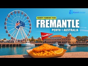 FREMANTLE PERTH | MARKETS, HARBOUR & FOOD 🇦🇺 [4K]