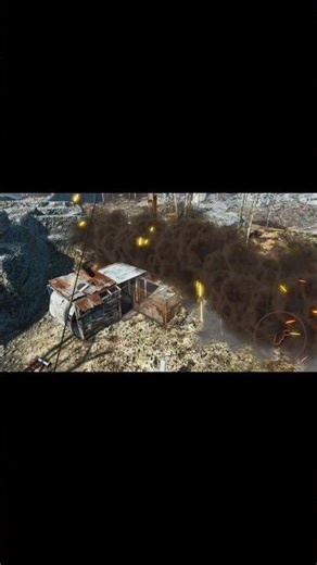 Insane Fallout 4 Airstrike Barrage (60fps) #cinematicdark #fallout4 #gaming