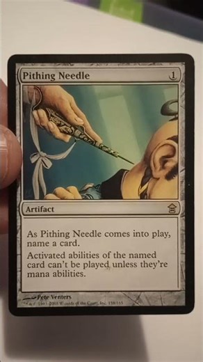 Pithing Needle mtg card